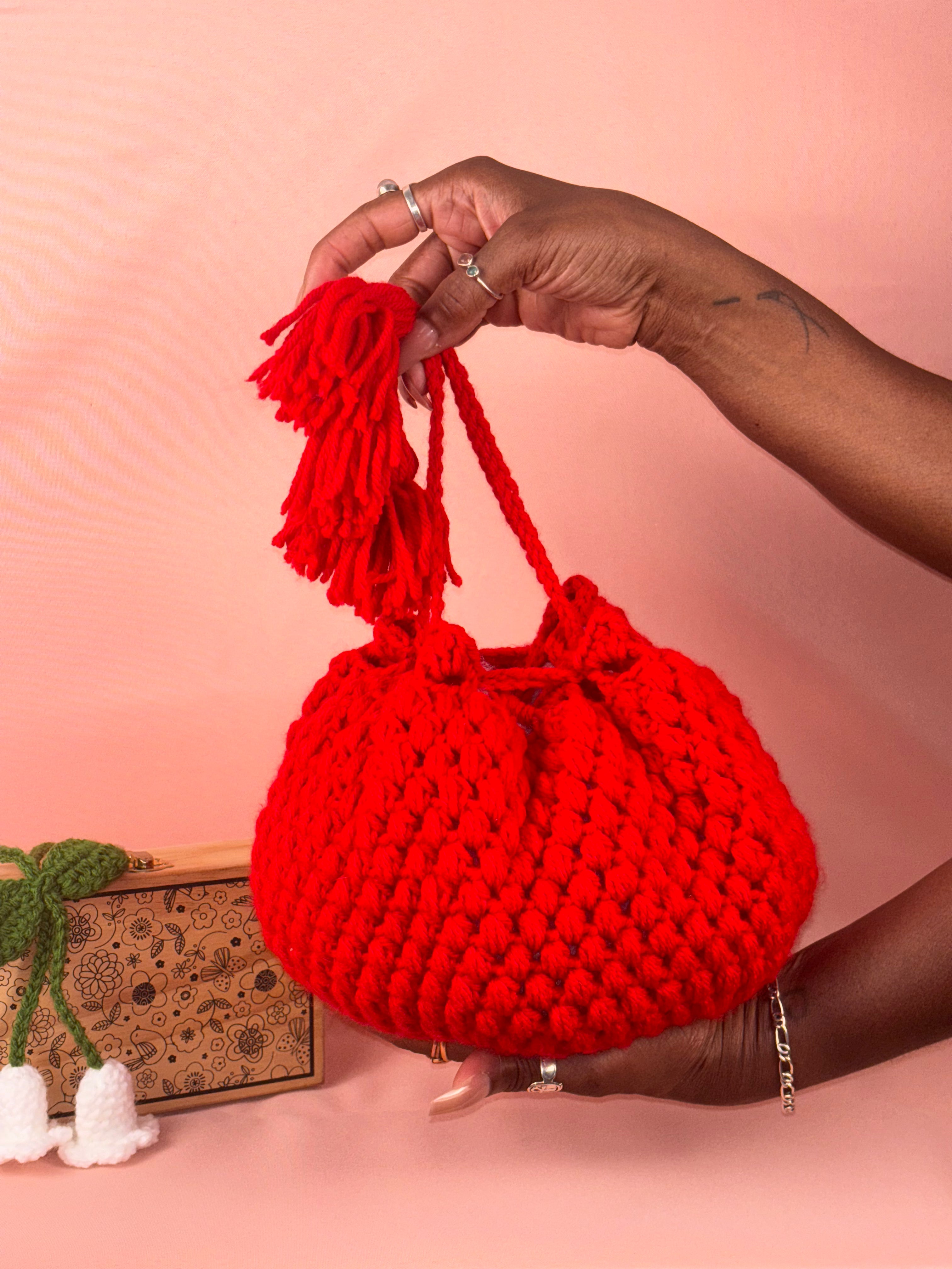 The Groovy Cinch and Carry- Cherry Groove